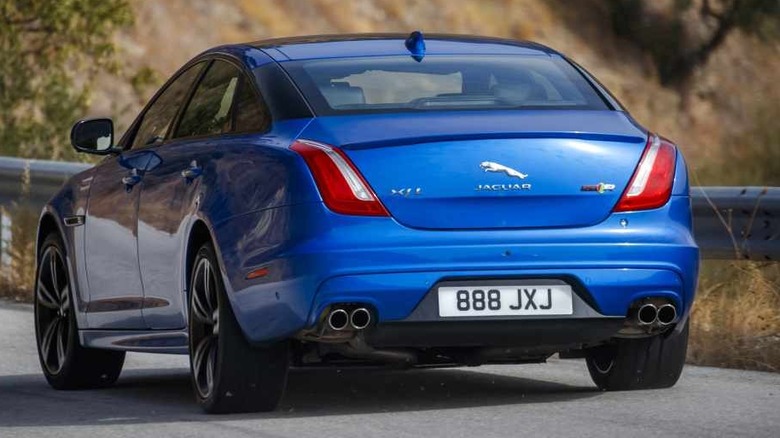 Jaguar XJ rear end