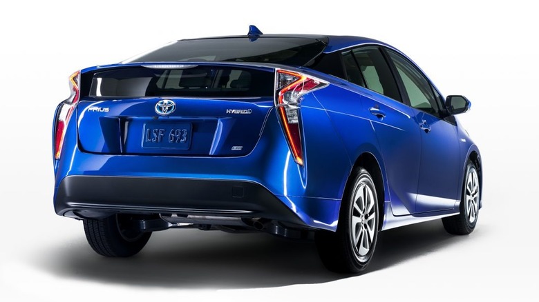 Fourth-gen Toyota Prius rear end