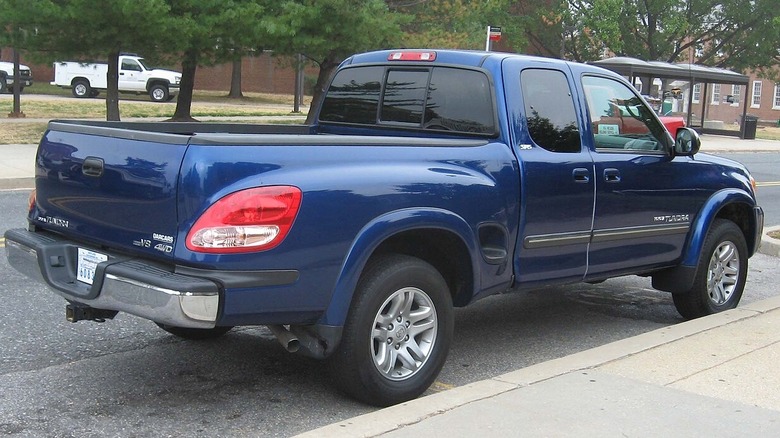 First gen Toyota Tundra rear end parked