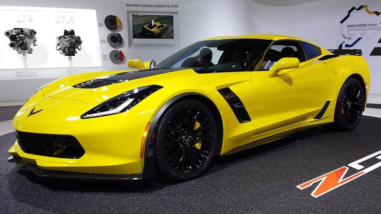 C7 Corvette Z06 at a car show