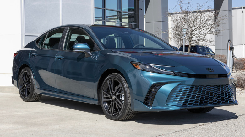 2025 Toyota Camry XSE on display