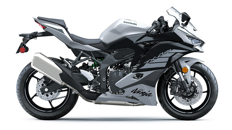 Static profile of the Kawasaki Ninja ZX-4RR
