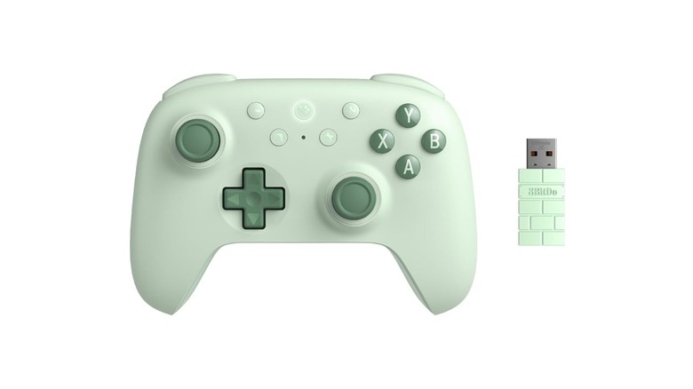 8BitDo Ultimate 2C wireless controller with USB receiver