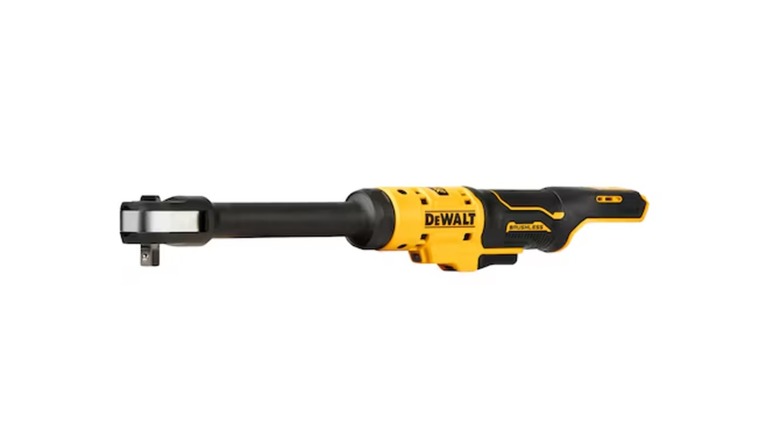 DeWalt 12V Max 3/8-Inch Extended Reach Ratchet  on a white background