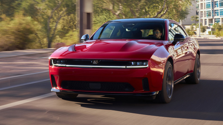 Dodge Charger Daytona on the road