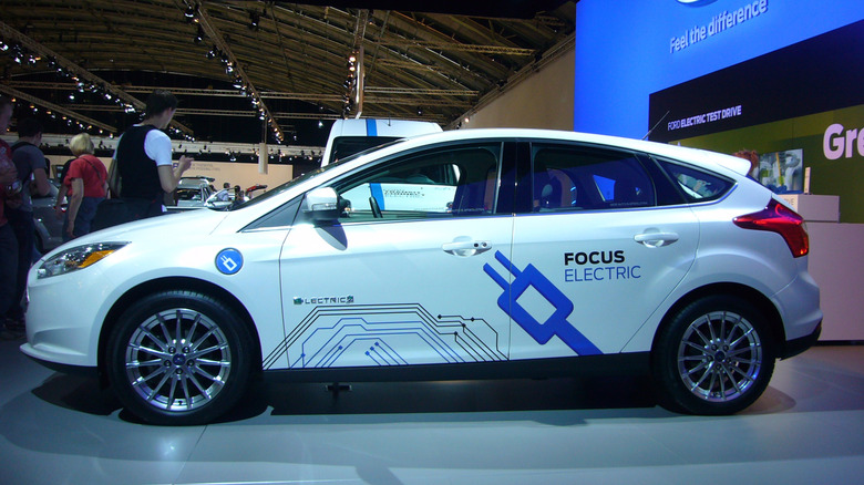 Ford Focus Electric at a 2011 auto show