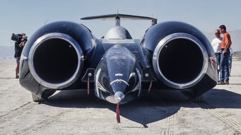Front view of the Thrust SSC