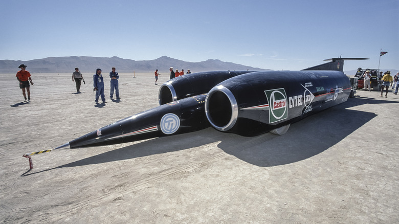 Thrust SSC in the desert
