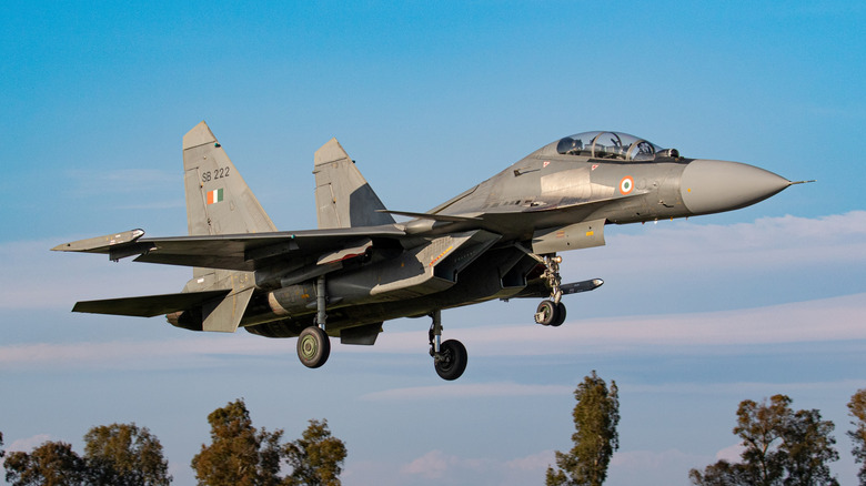 an Indian Su-30