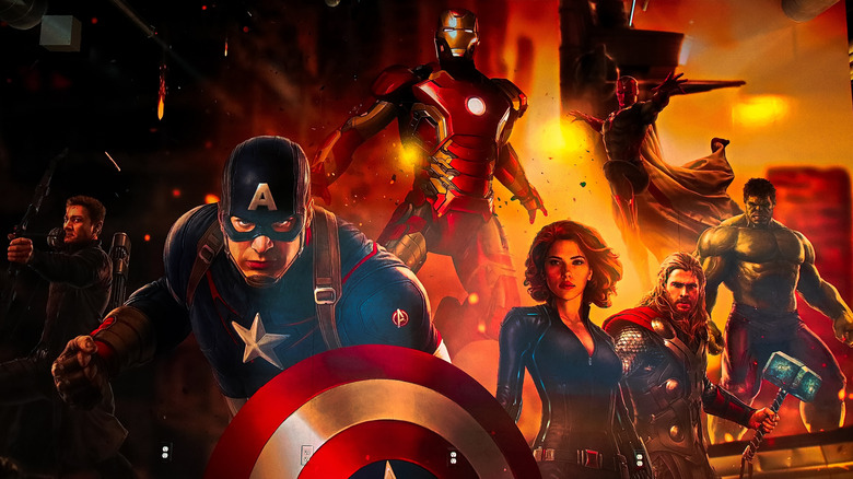 Marvel Cinematic Universe mural