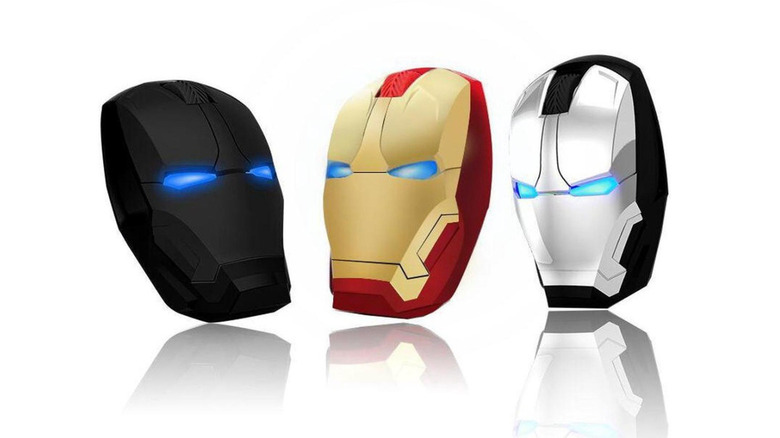 Iron Man mask wireless mouse