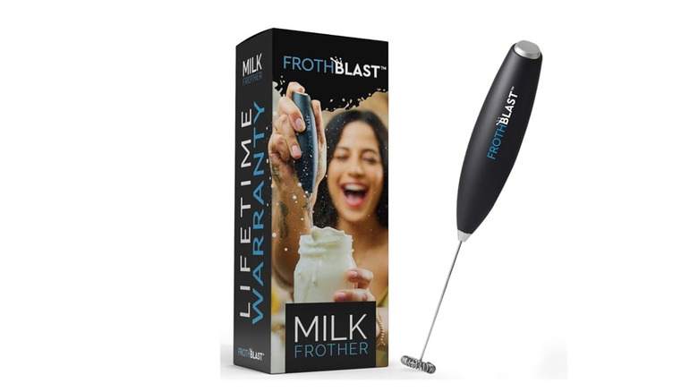 Frothblast with box on white background