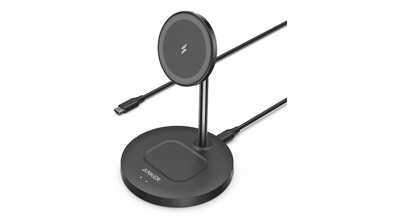 A close up of the Anker MagSafe Charging Stand
