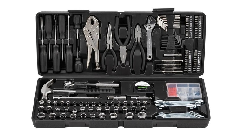Pittsburgh 130-Piece Tool Set with Case