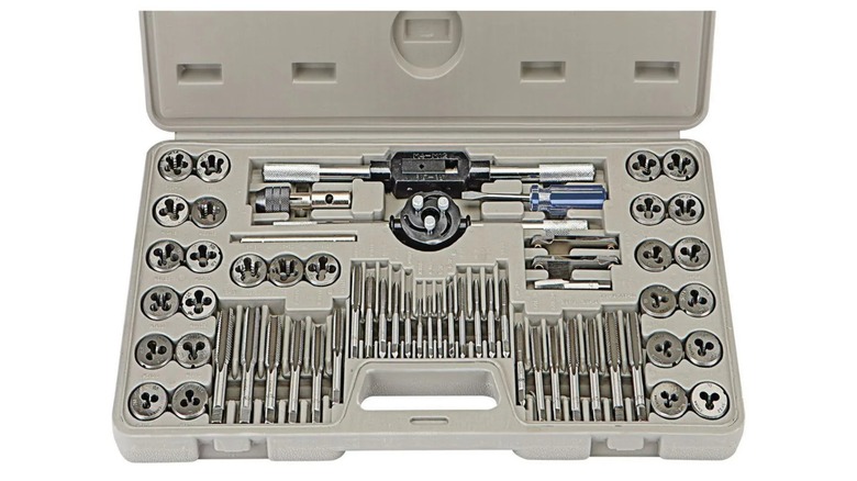 Pittsburgh SAE and Metric Tap and Die Set (60-Piece)
