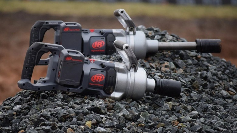 Ingersoll Rand impact wrench on gravel