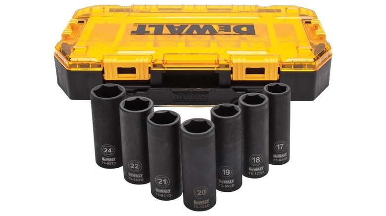 ½-Inch Drive Metric Impact Socket Set (7-Piece)