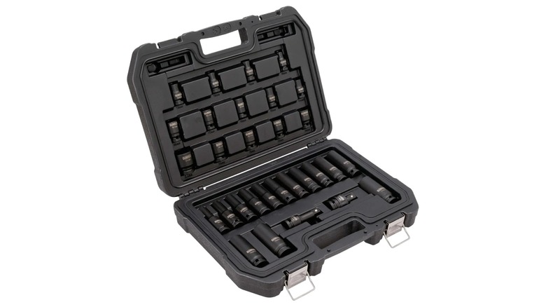 30-Piece ½-Inch Drive Metric Impact Socket Set
