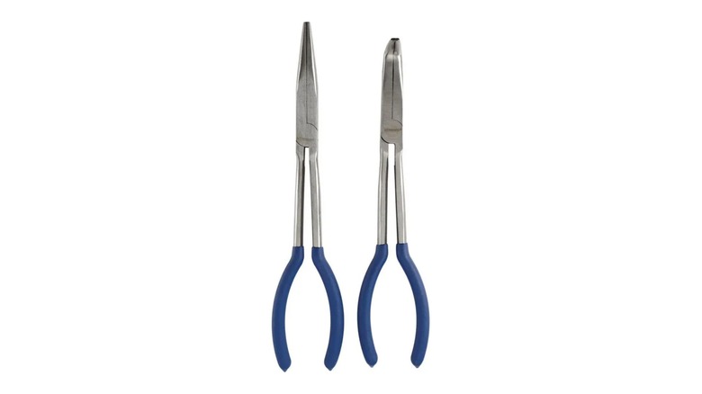 11-Inch Straight and 90-Degree Offset Long Reach Pliers