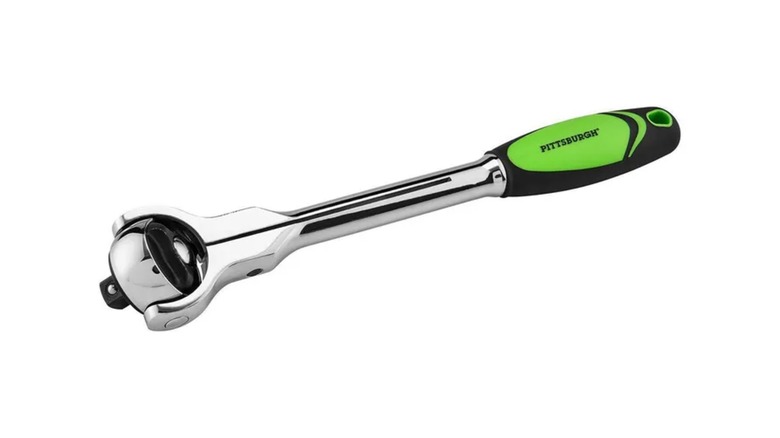 3/8-Inch Drive Quick Release Swivel Head Ratchet