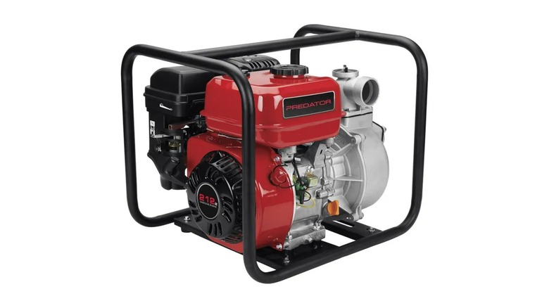 Predator 2-Inch, 212cc Gasoline Engine Semi-Trash Water Pump