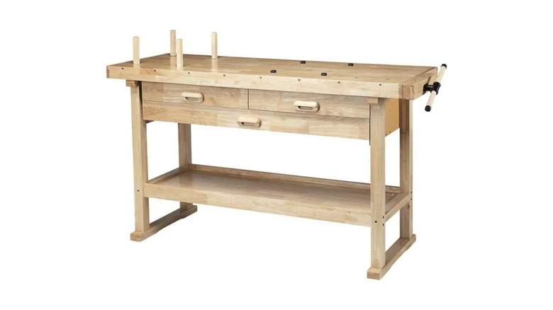 Yukon 60-Inch 3-Drawer Hardwood Workbench