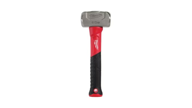 A three-pound Milwaukee drilling hammer