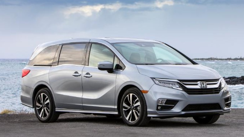 2020 Honda Odyssey on display