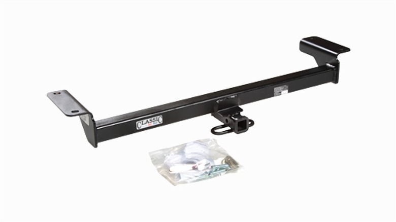 A front mount receiver against a white background.