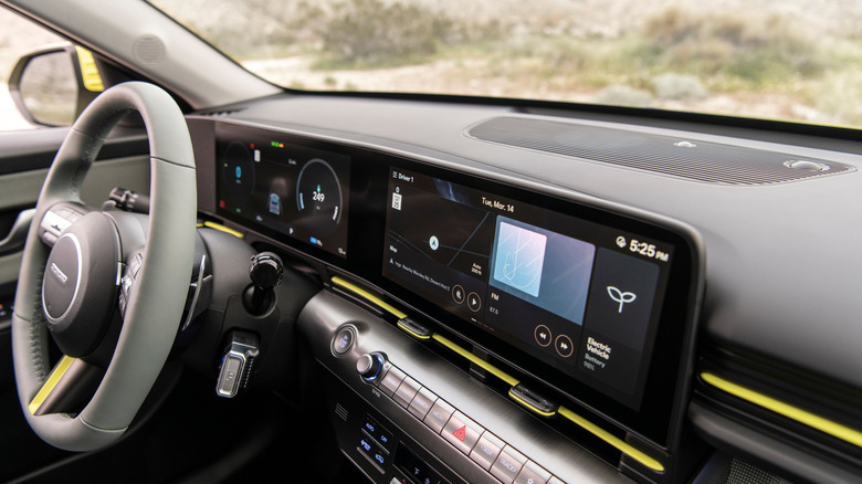 2025 Hyundai Kona electric dashboard