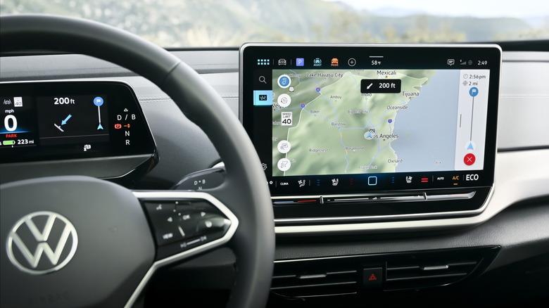 2025 Volkswagen ID.4 dashboard and infotainment