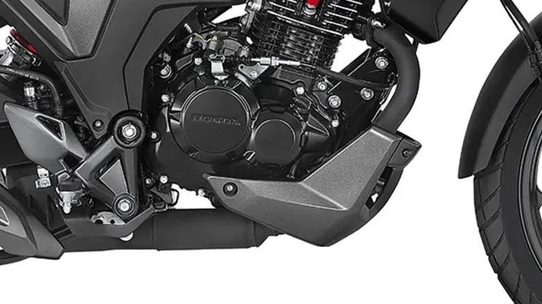 The slipper clutch on a Honda motocycle