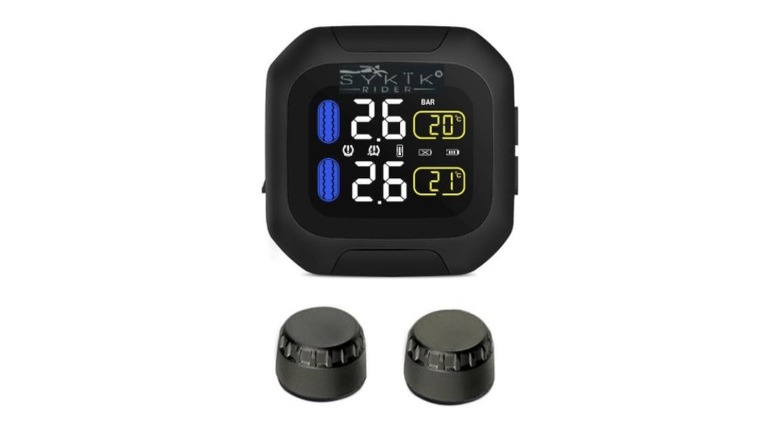 The Sykik aftermarket tire pressure monitoring system