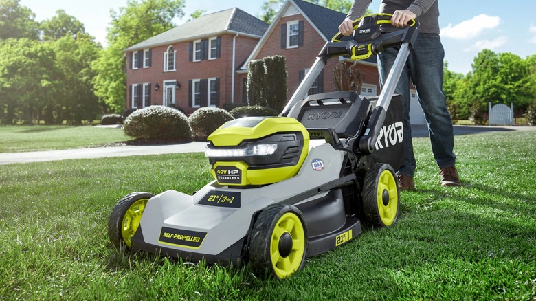 The 40V HP Brushless 21-Inch Self-Propelled Mower by Ryobi