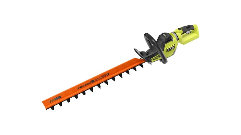 The Ryobi 40V HP Brushless Whisper 26-Inch Hedge Trimmer