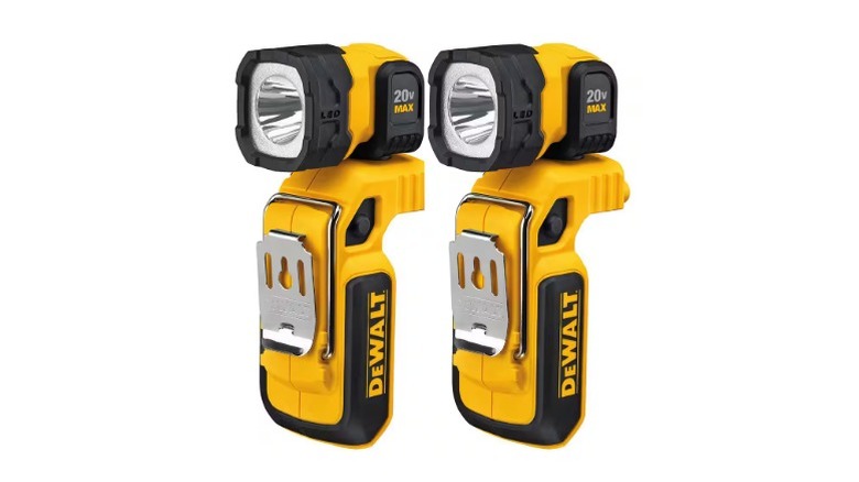 Two-pack of DeWalt work lights