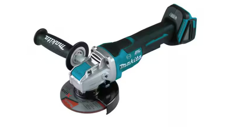 18 V LXT X‑Lock Angle Grinder on display