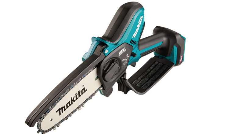 40 V Max XGT 6″ Pruning Saw on display in green