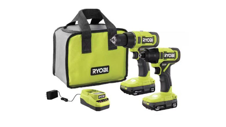 ONE+ HP 18V Brushless Compact Drill & Impact Driver Kit on display