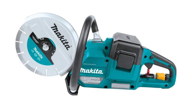 36V power cutter on white background