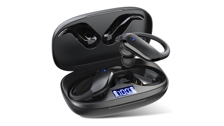 NDO Wireless Earbuds inside charging case