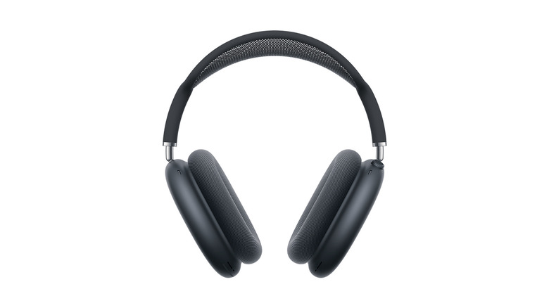 A close up shot of the Apple AirPods Max headphones