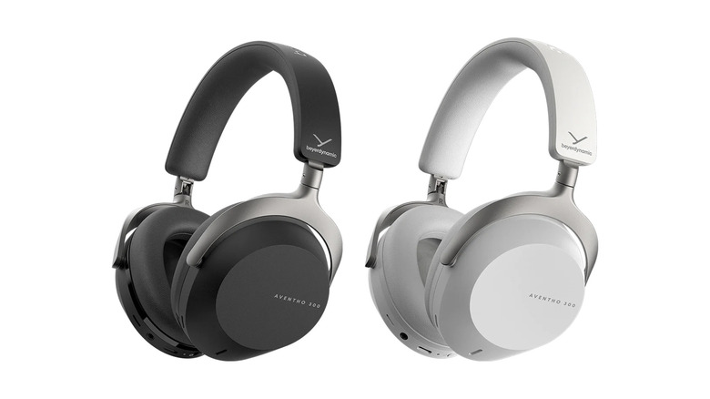 A close up shot of the Beyerdynamic Aventho 300 headphones