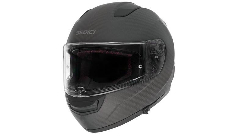 A Sedici Strada 3 helmet from the front and side