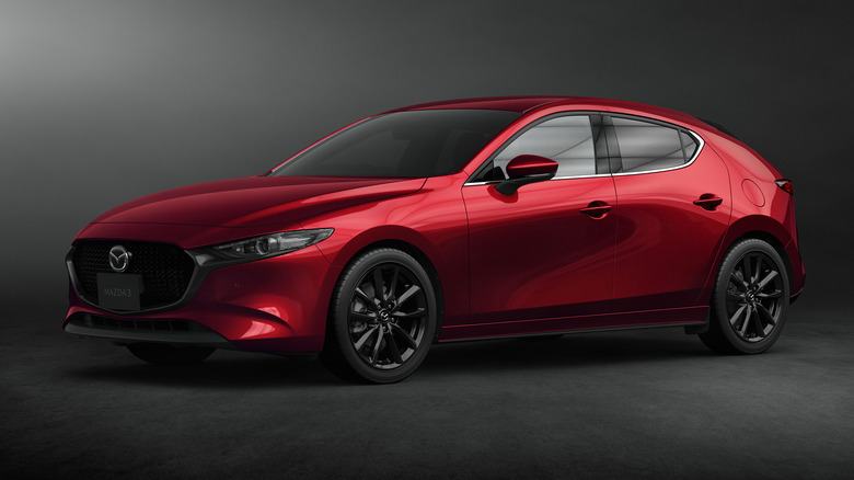 Mazda 3 Hatchback front 3/4 view