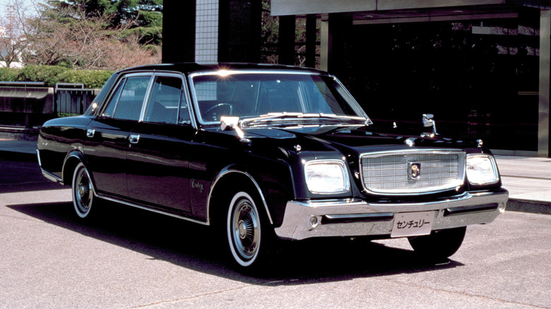 1967 Toyota Century outside an office