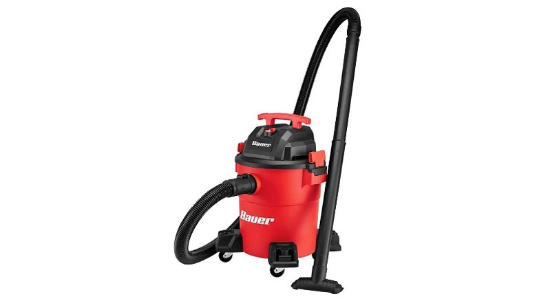 Red and black vacuum