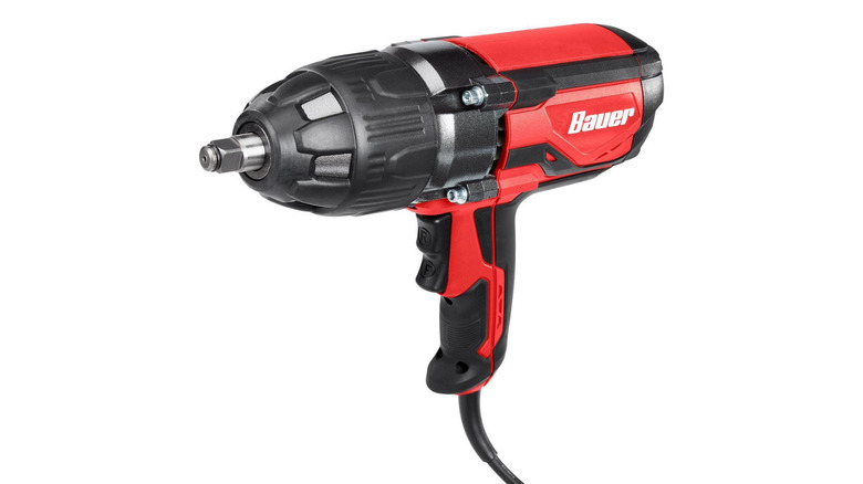 Red and black impact wrench