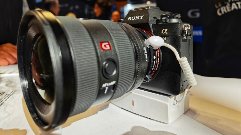 Sony A9 III with a G Master lens attached