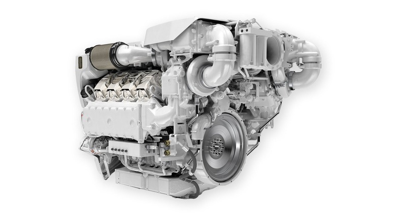 MAN 16.2L V8-1300 diesel engine